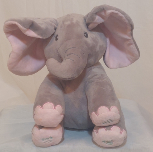 DIMPLE Animated Plush Singing Kaia Elephant w/ Peek-a-boo Interactive Feature - Picture 1 of 12